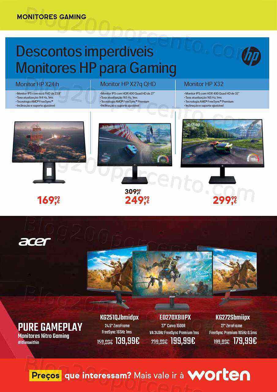Antevisão Folheto WORTEN Especial Gaming Promoções até 1 novembro