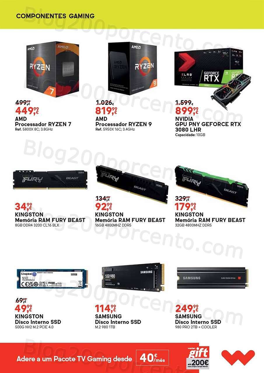 Antevisão Folheto WORTEN Especial Gaming Promoções até 1 novembro