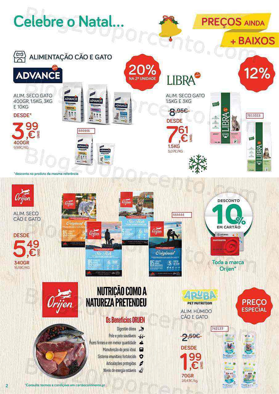 Antevisão Folheto Natal  ZU - CONTINENTE Pets Promoções até 3 janeiro