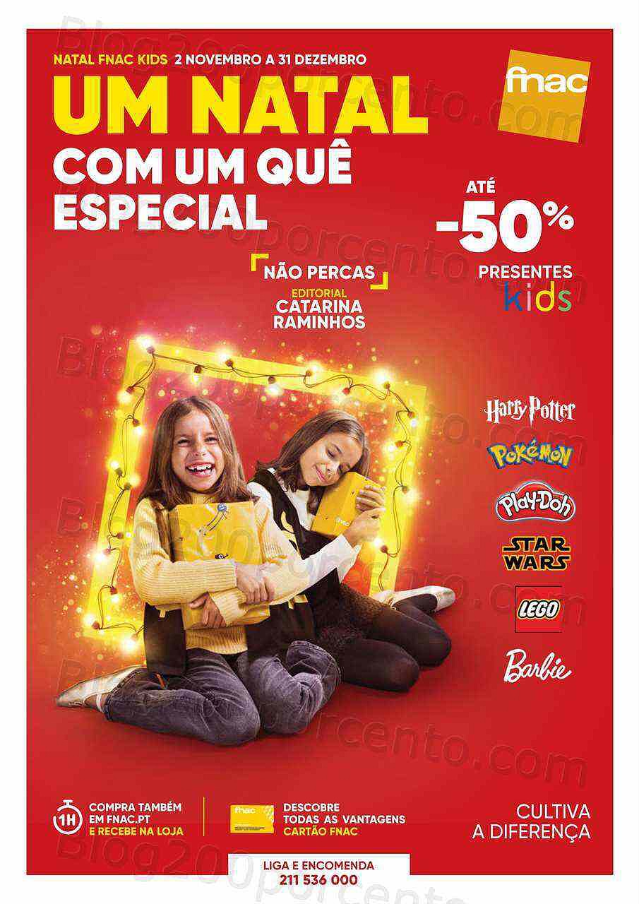 Antevisão Folheto FNAC Kids Natal Promoções até 31 dezembro