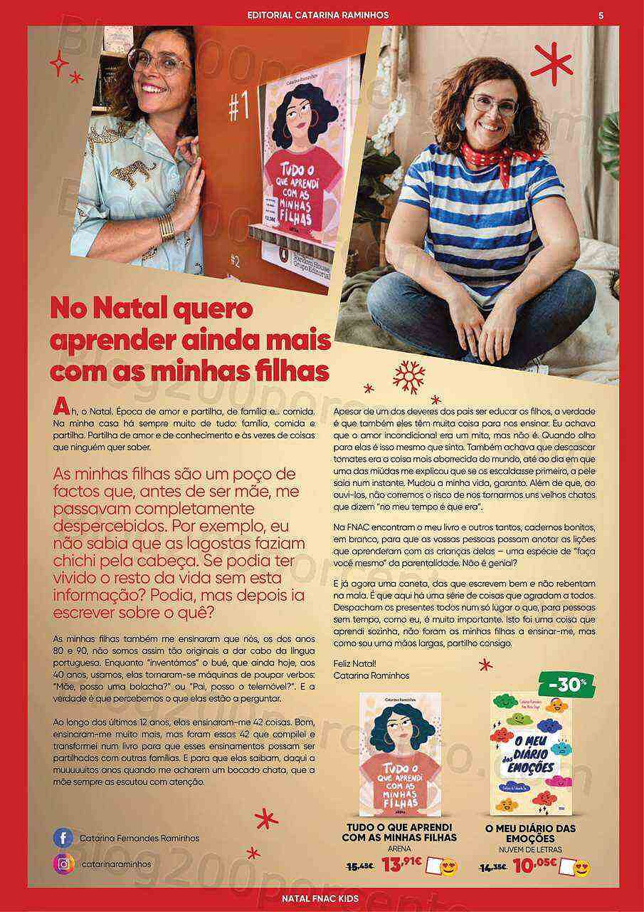 Antevisão Folheto FNAC Kids Natal Promoções até 31 dezembro