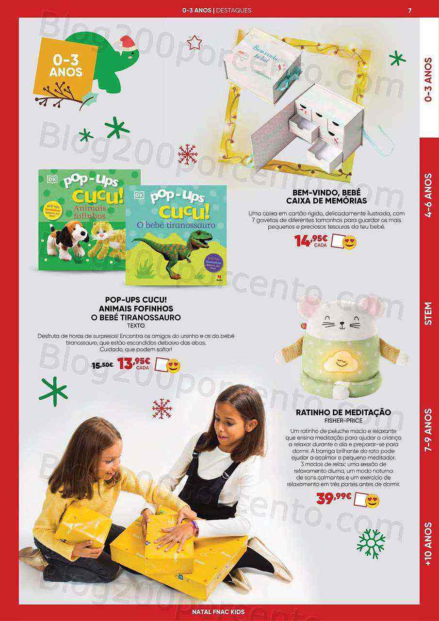 Antevisão Folheto FNAC Kids Natal Promoções até 31 dezembro