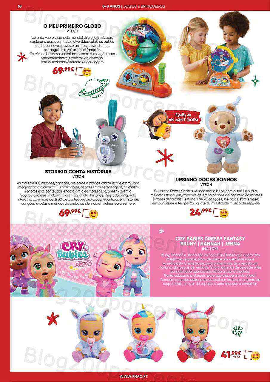 Antevisão Folheto FNAC Kids Natal Promoções até 31 dezembro