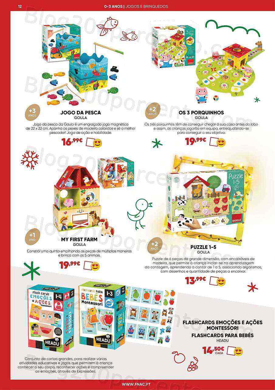 Antevisão Folheto FNAC Kids Natal Promoções até 31 dezembro