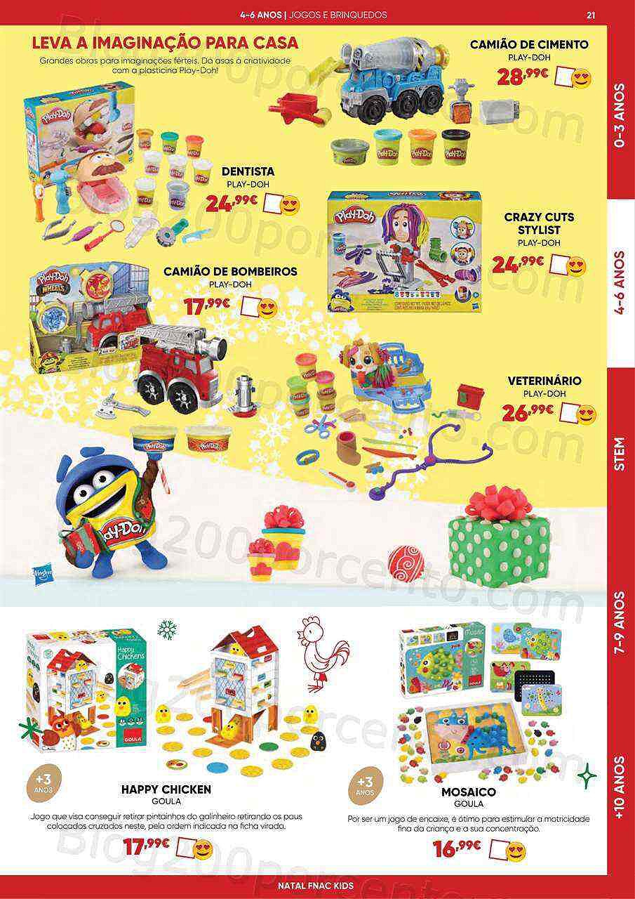 Antevisão Folheto FNAC Kids Natal Promoções até 31 dezembro