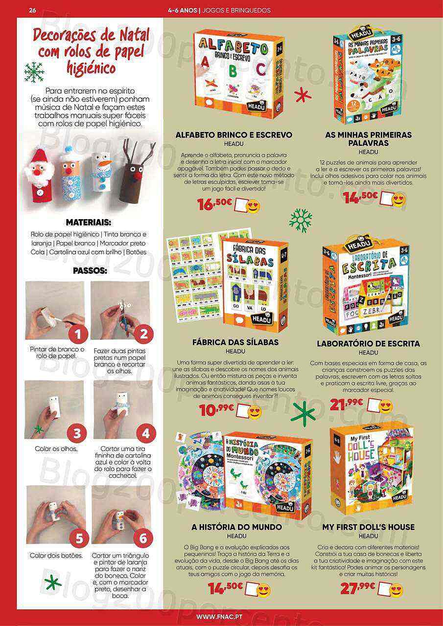 Antevisão Folheto FNAC Kids Natal Promoções até 31 dezembro