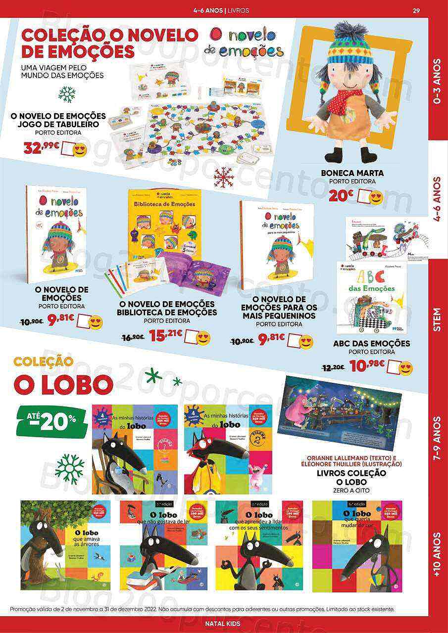 Antevisão Folheto FNAC Kids Natal Promoções até 31 dezembro