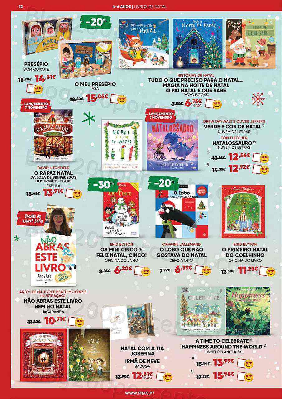 Antevisão Folheto FNAC Kids Natal Promoções até 31 dezembro