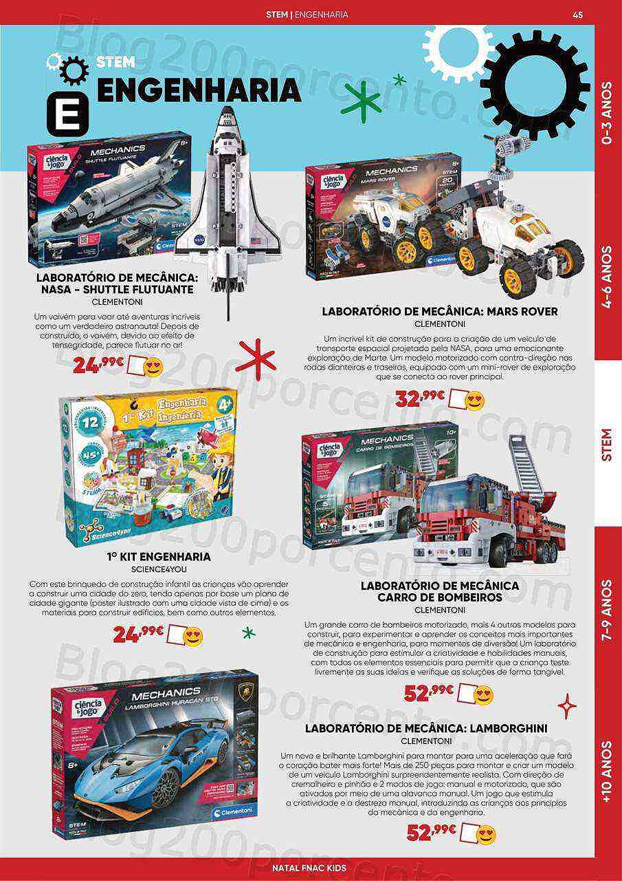Antevisão Folheto FNAC Kids Natal Promoções até 31 dezembro