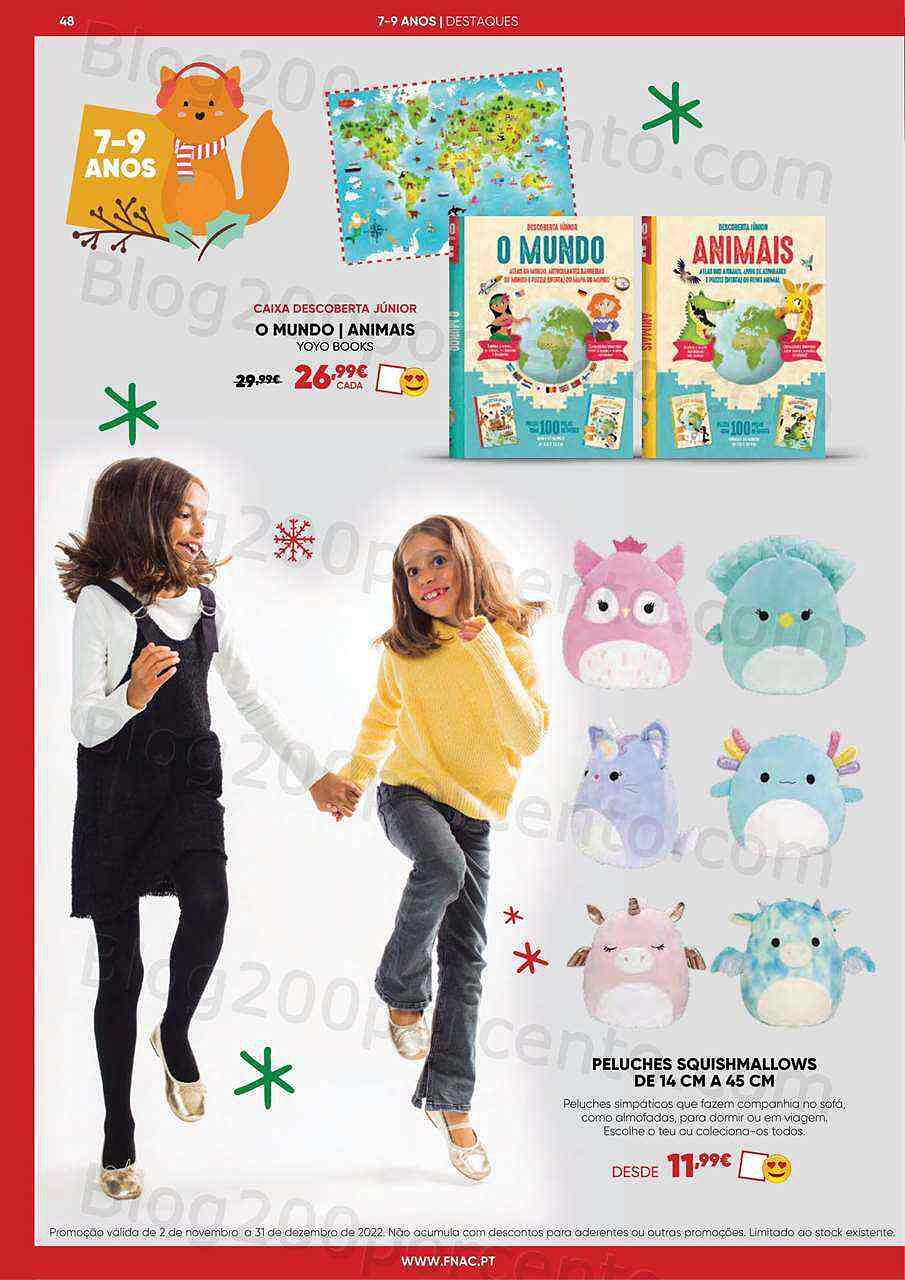 Antevisão Folheto FNAC Kids Natal Promoções até 31 dezembro