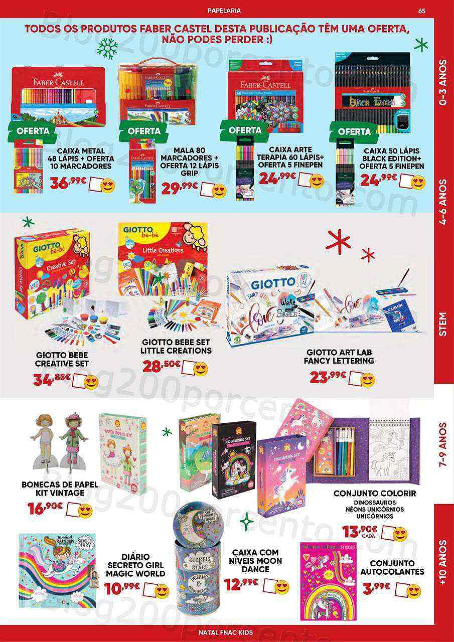 Antevisão Folheto FNAC Kids Natal Promoções até 31 dezembro