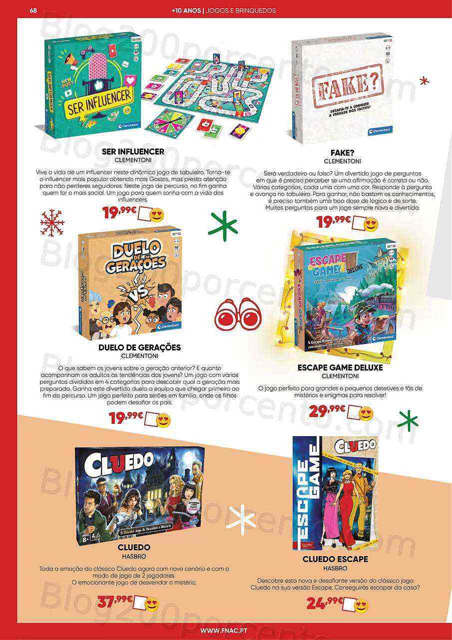 Antevisão Folheto FNAC Kids Natal Promoções até 31 dezembro