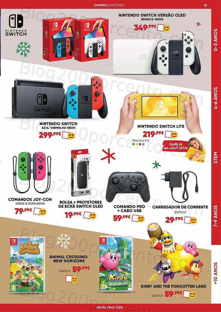 Antevisão Folheto FNAC Kids Natal Promoções até 31 dezembro