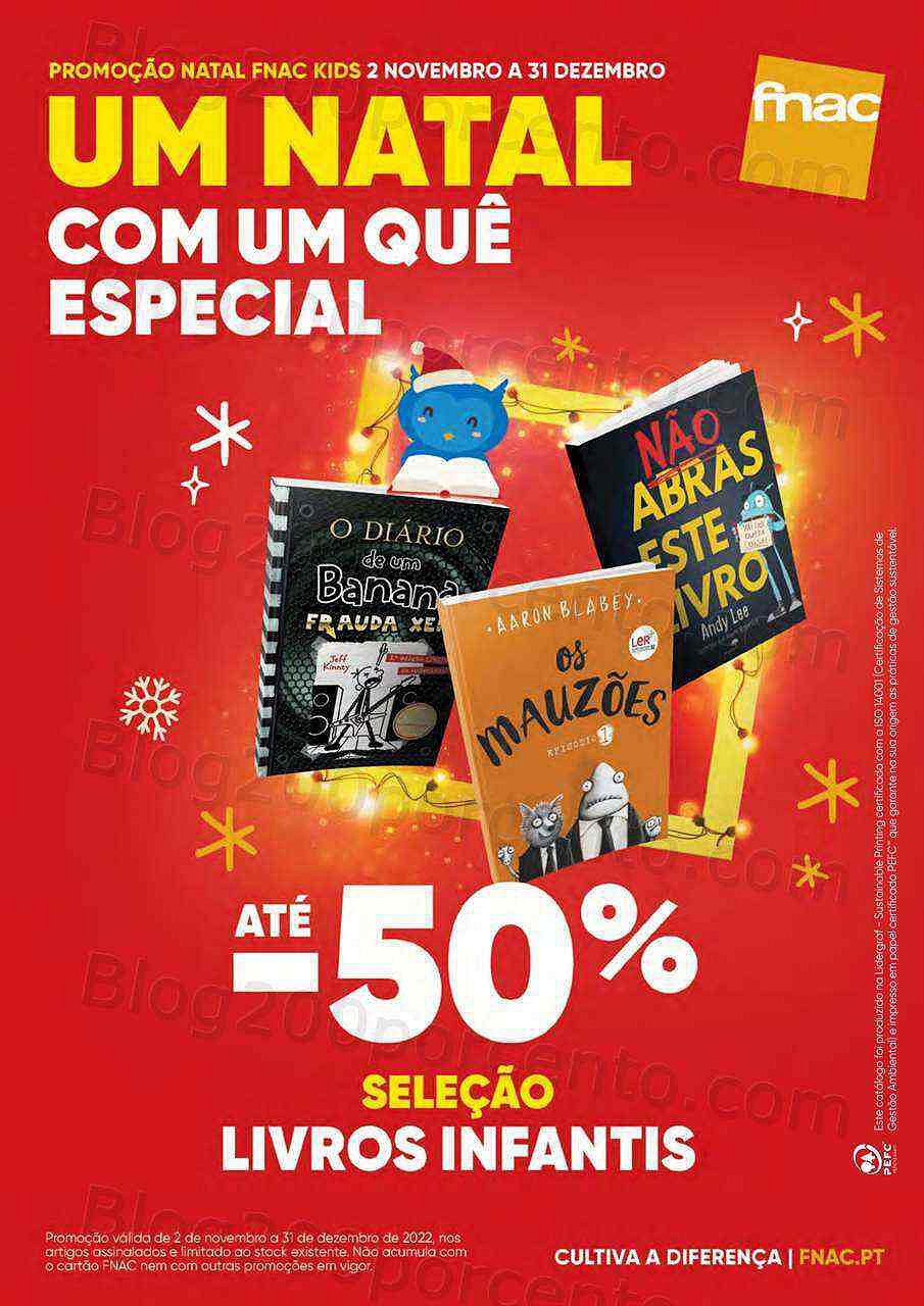 Antevisão Folheto FNAC Kids Natal Promoções até 31 dezembro
