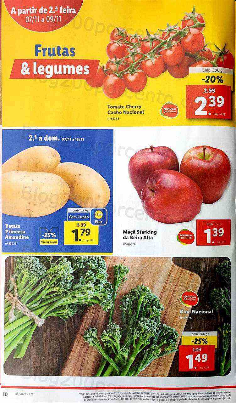 Antevisão Folheto LIDL Promoções de 7 a 9 novembro - segunda a quarta