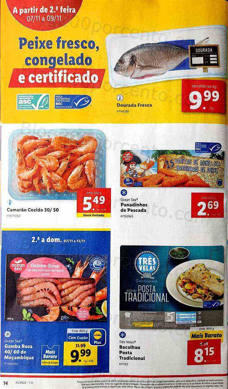 Antevisão Folheto LIDL Promoções de 7 a 9 novembro - segunda a quarta