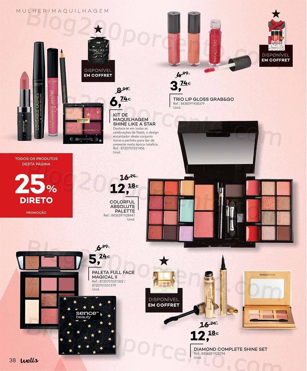 Antevisão Folheto WELLS Natal Promoções até 31 dezembro