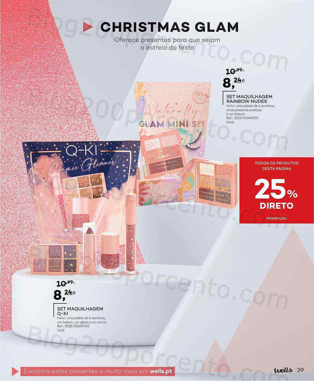 Antevisão Folheto WELLS Natal Promoções até 31 dezembro