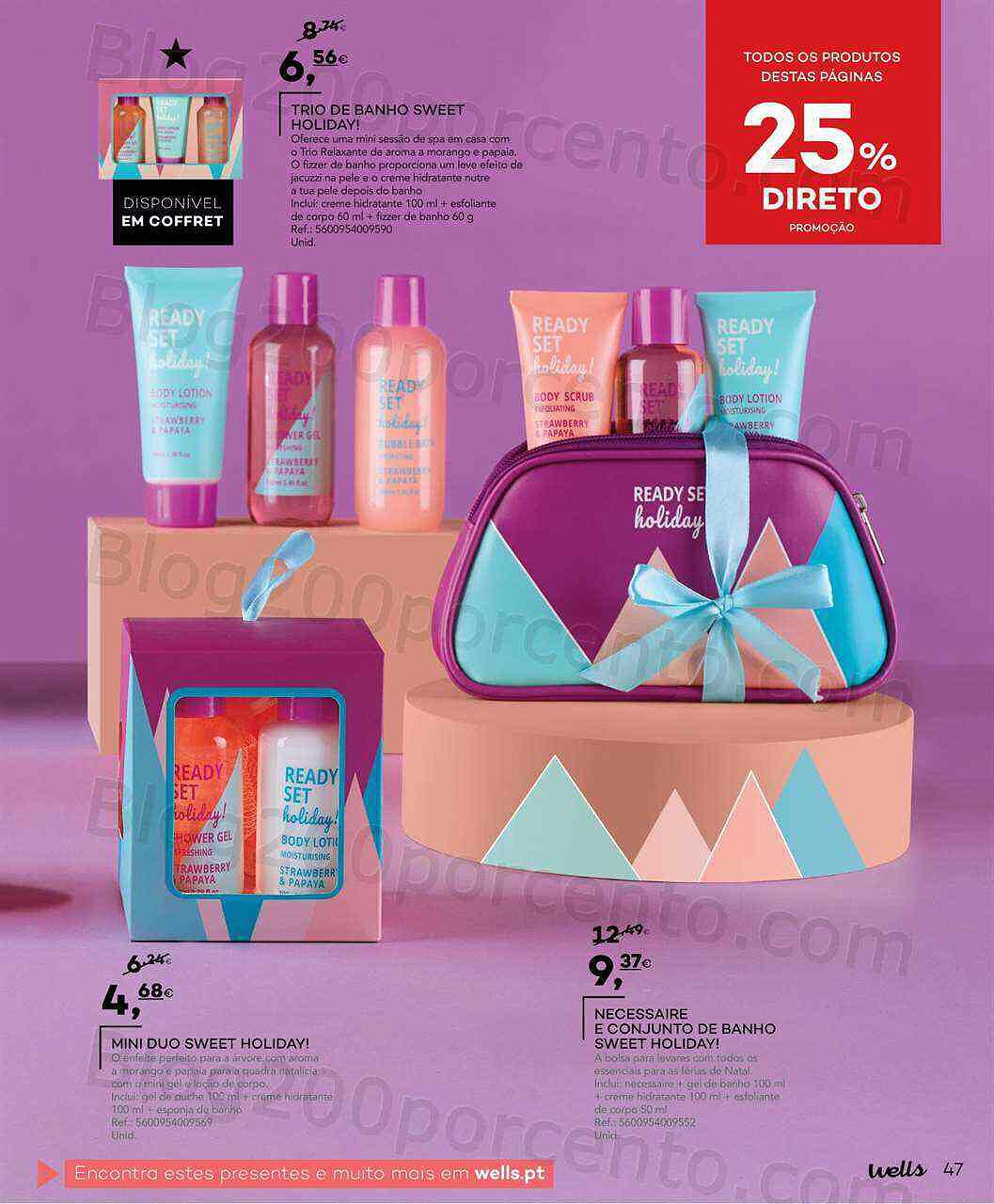 Antevisão Folheto WELLS Natal Promoções até 31 dezembro
