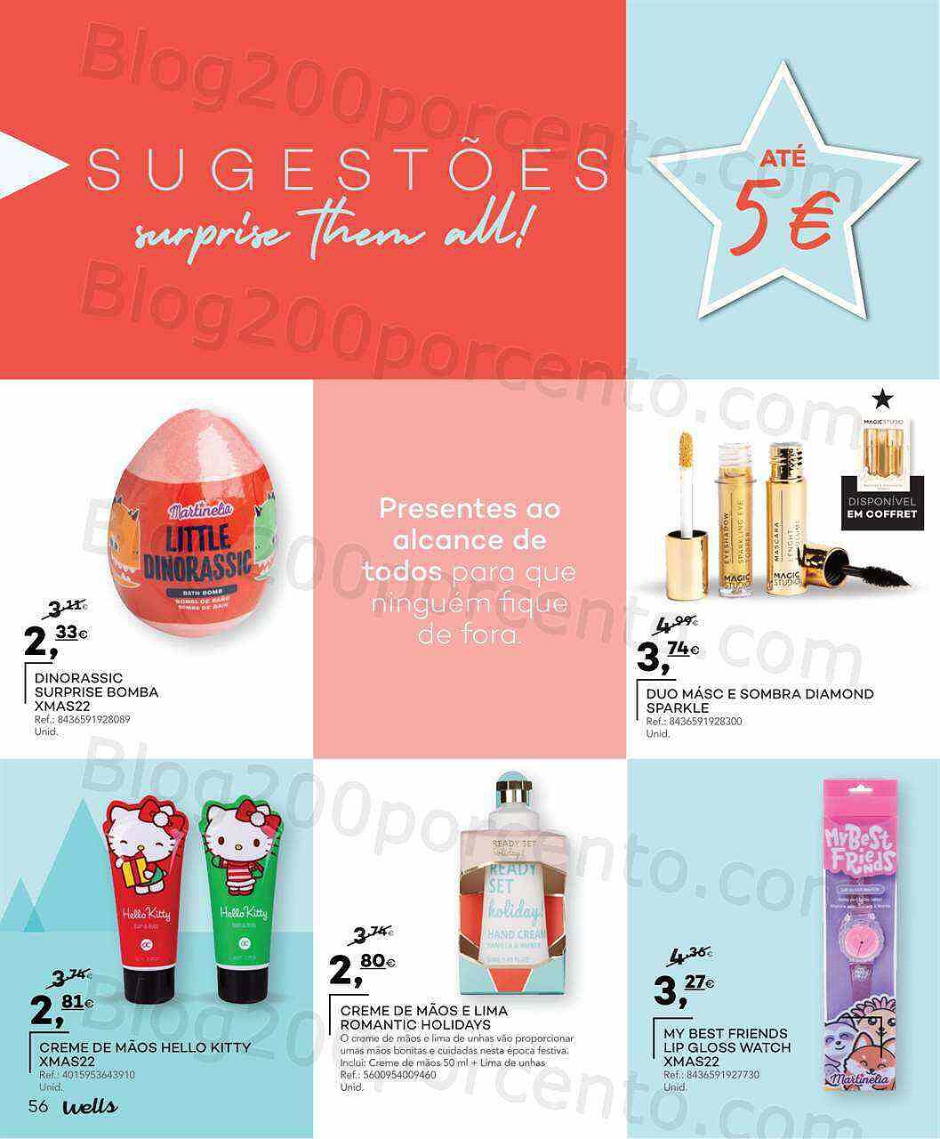 Antevisão Folheto WELLS Natal Promoções até 31 dezembro
