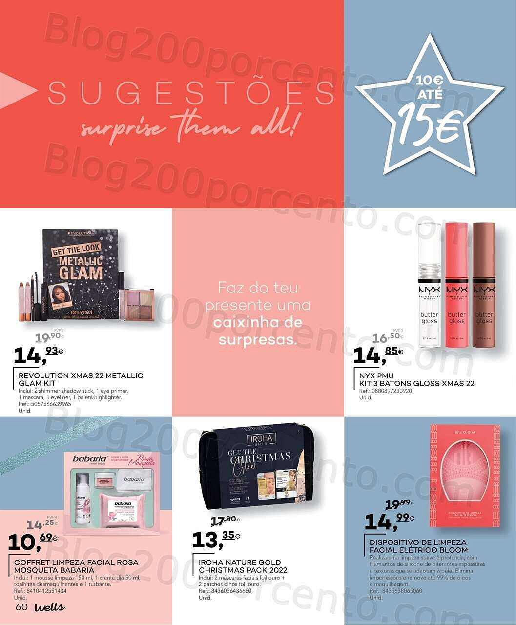Antevisão Folheto WELLS Natal Promoções até 31 dezembro