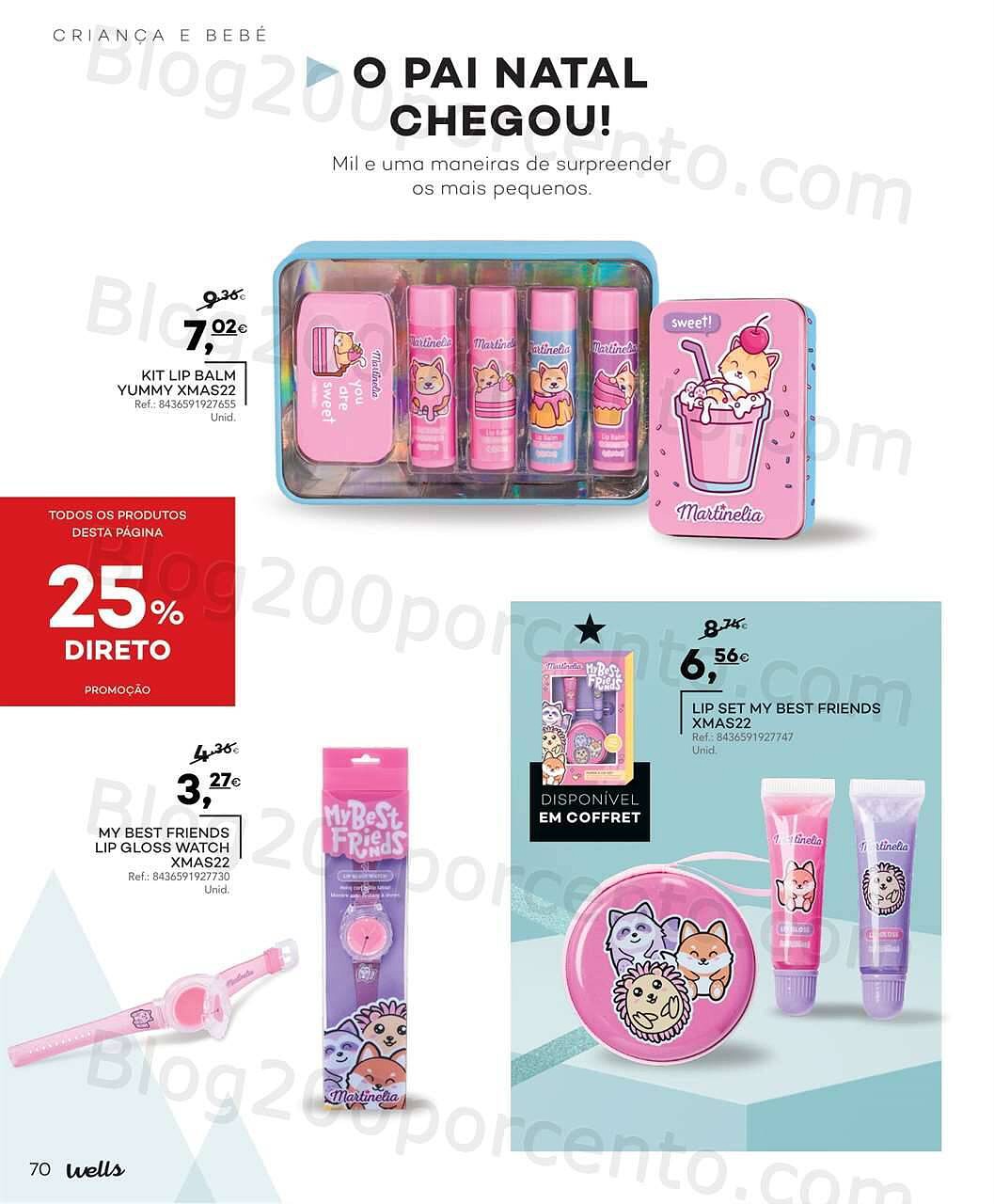 Antevisão Folheto WELLS Natal Promoções até 31 dezembro