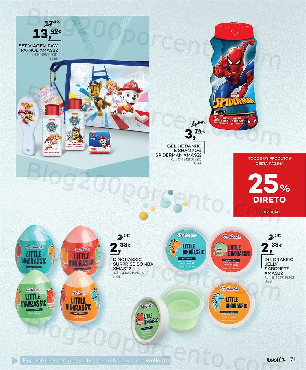 Antevisão Folheto WELLS Natal Promoções até 31 dezembro