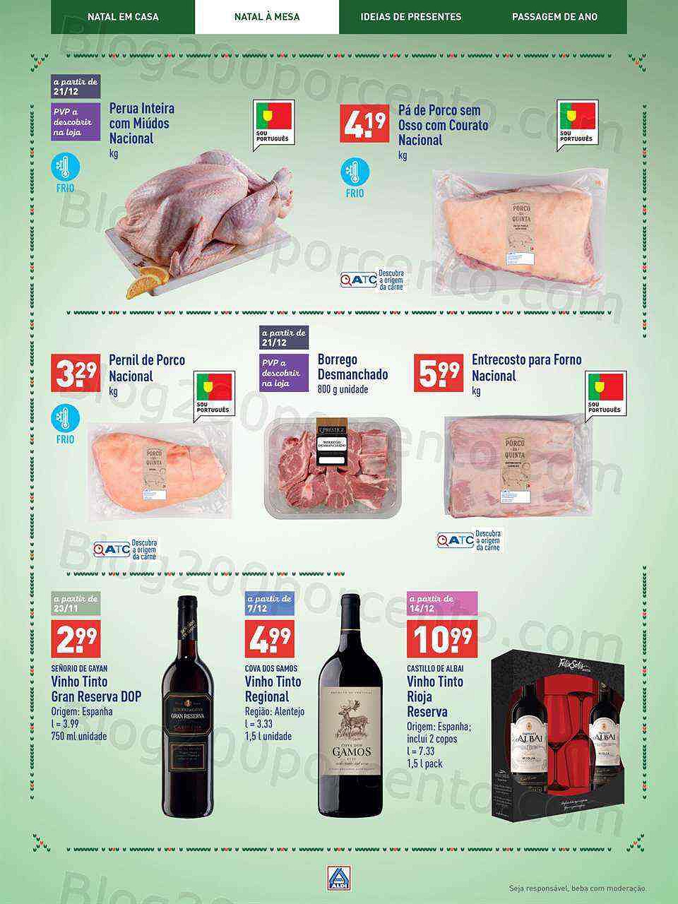 Antevisão Folheto ALDI Natal Promoções até 31 dezembro