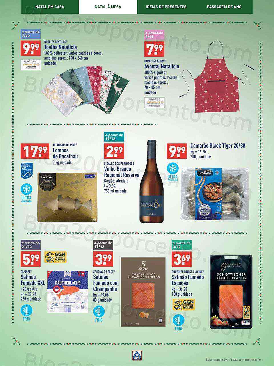 Antevisão Folheto ALDI Natal Promoções até 31 dezembro