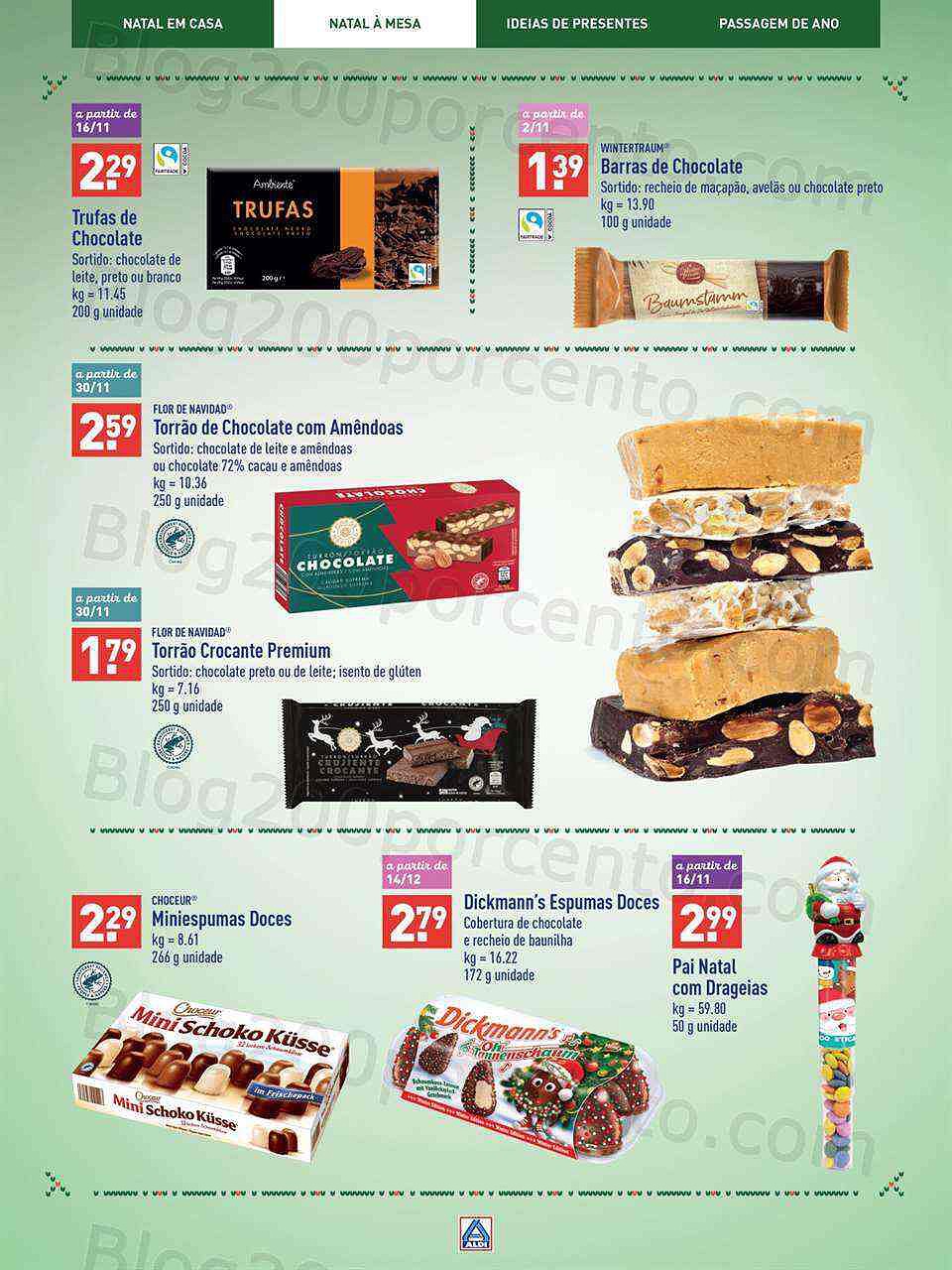 Antevisão Folheto ALDI Natal Promoções até 31 dezembro