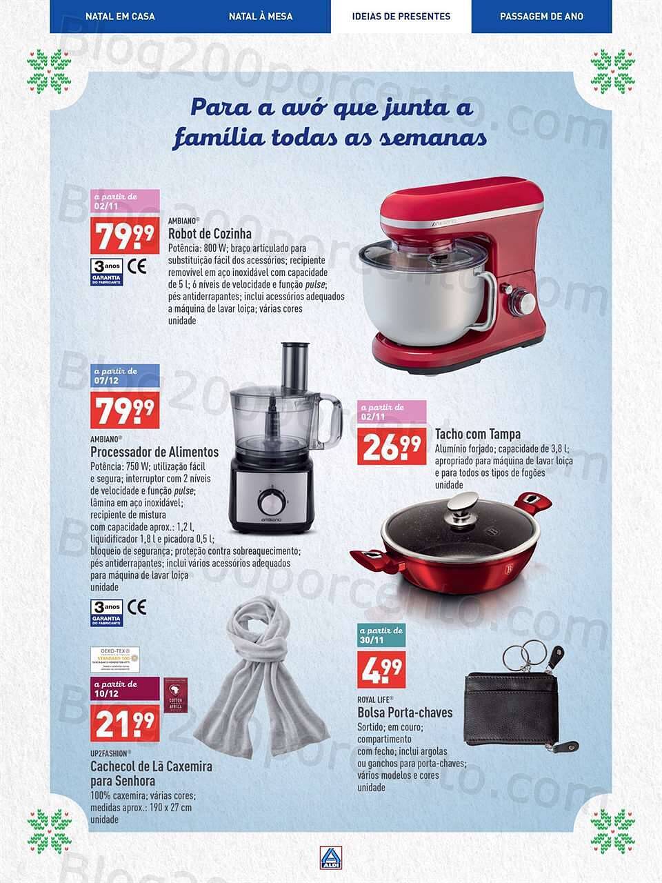Antevisão Folheto ALDI Natal Promoções até 31 dezembro