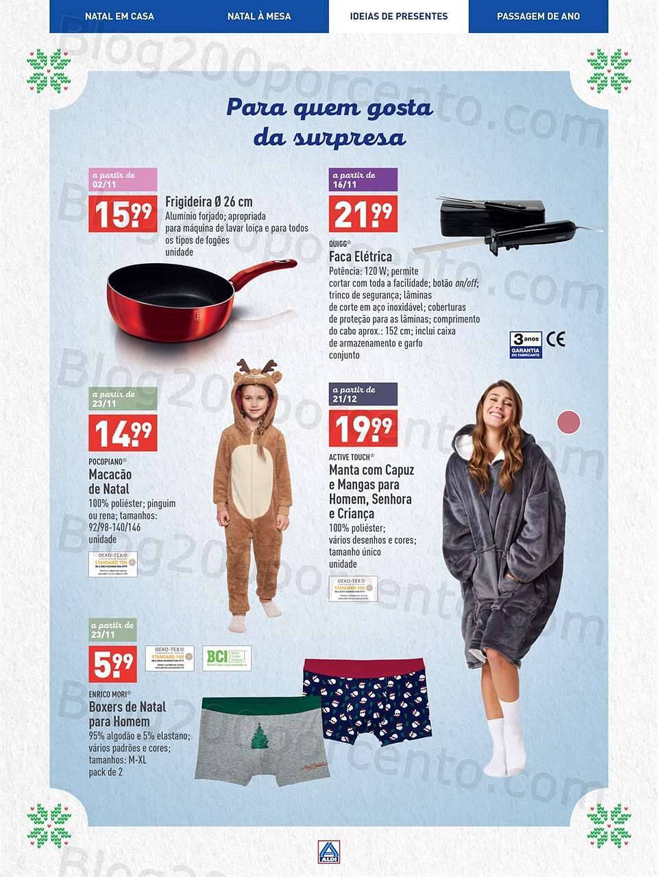 Antevisão Folheto ALDI Natal Promoções até 31 dezembro