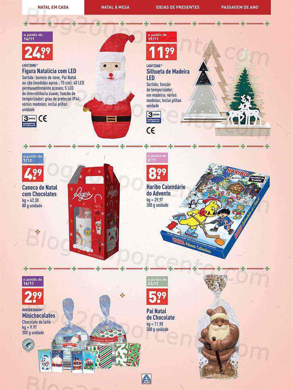 Antevisão Folheto ALDI Natal Promoções até 31 dezembro