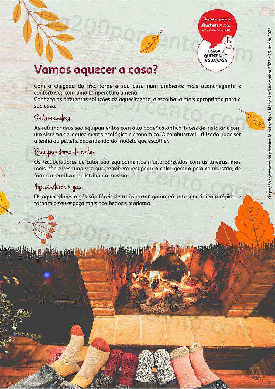 Antevisão Folheto AUCHAN Aquecimento 3 novembro a 15 janeiro