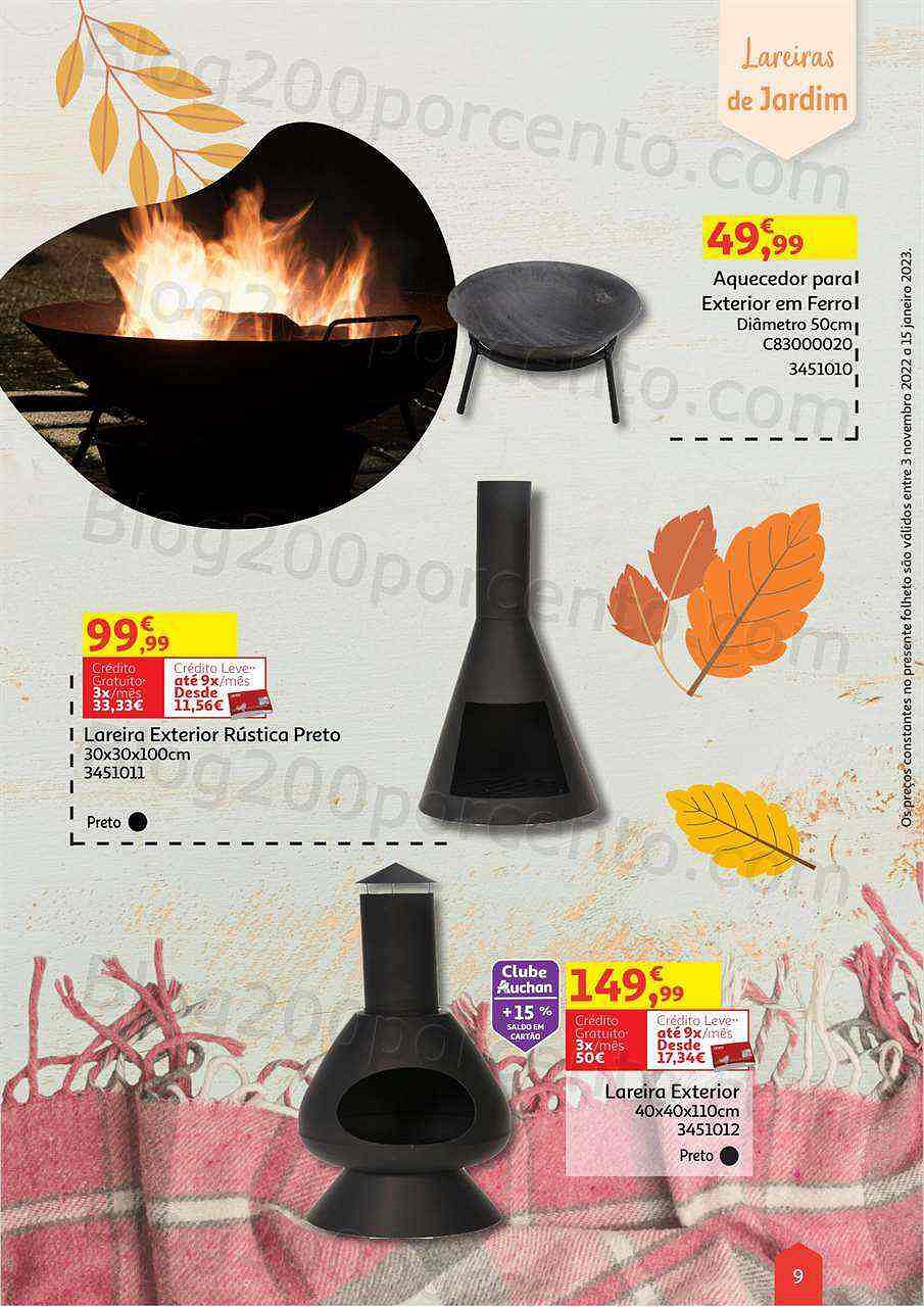 Antevisão Folheto AUCHAN Aquecimento 3 novembro a 15 janeiro