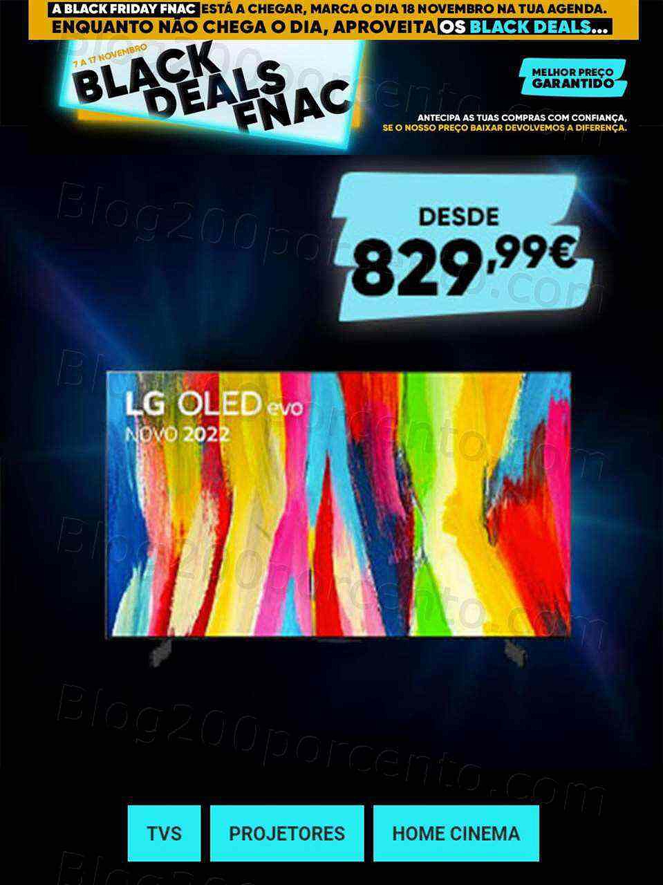 Antevisão Folheto FNAC Black Deals Promoções até 17 novembro