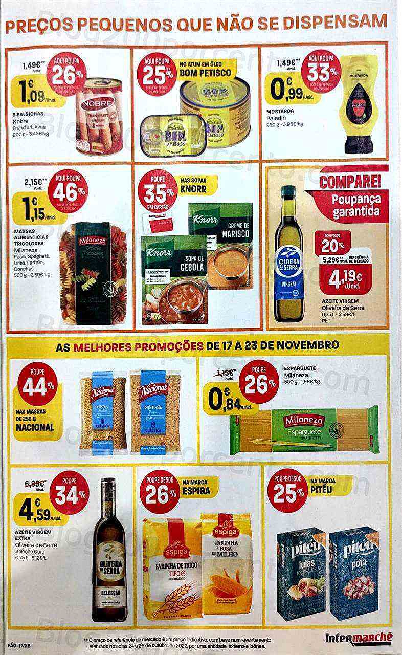 Antevisão Folheto INTERMARCHÉ Promoções de 17 a 23 novembro