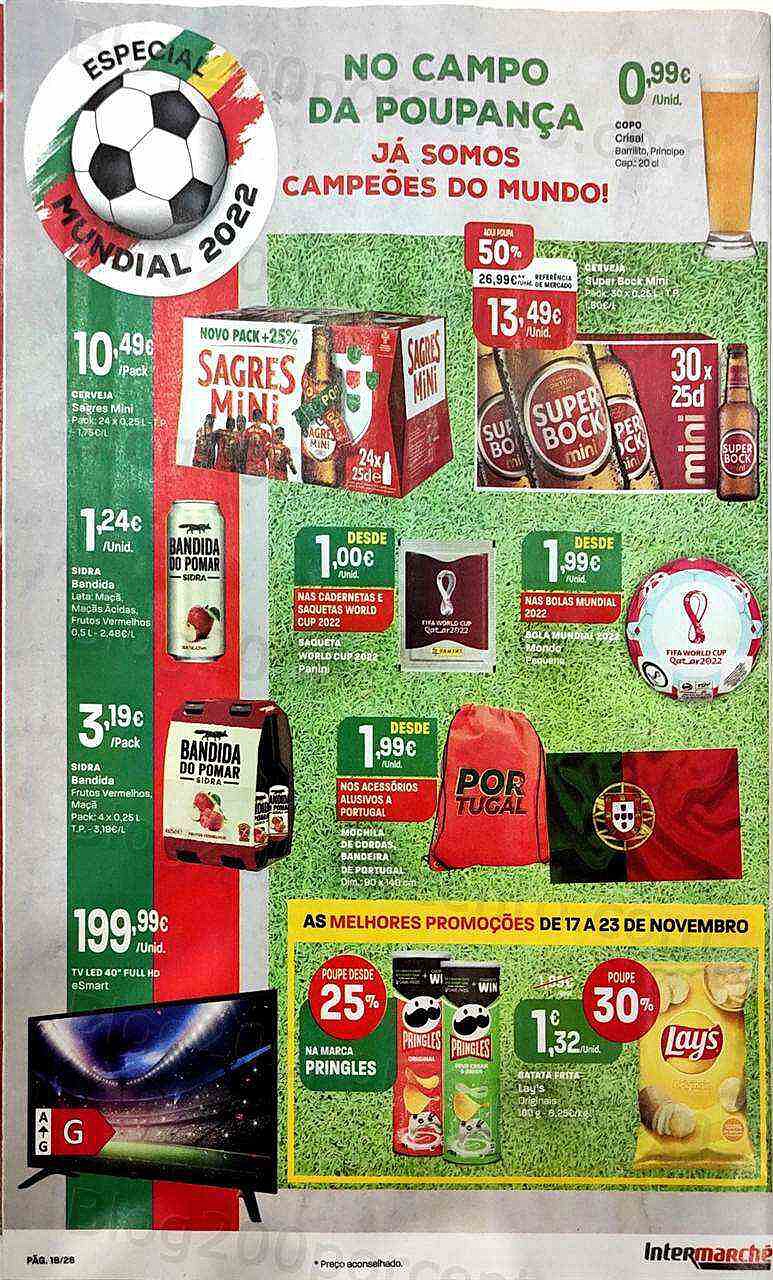 Antevisão Folheto INTERMARCHÉ Promoções de 17 a 23 novembro