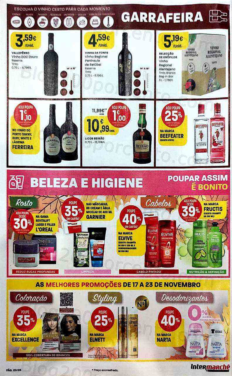Antevisão Folheto INTERMARCHÉ Promoções de 17 a 23 novembro