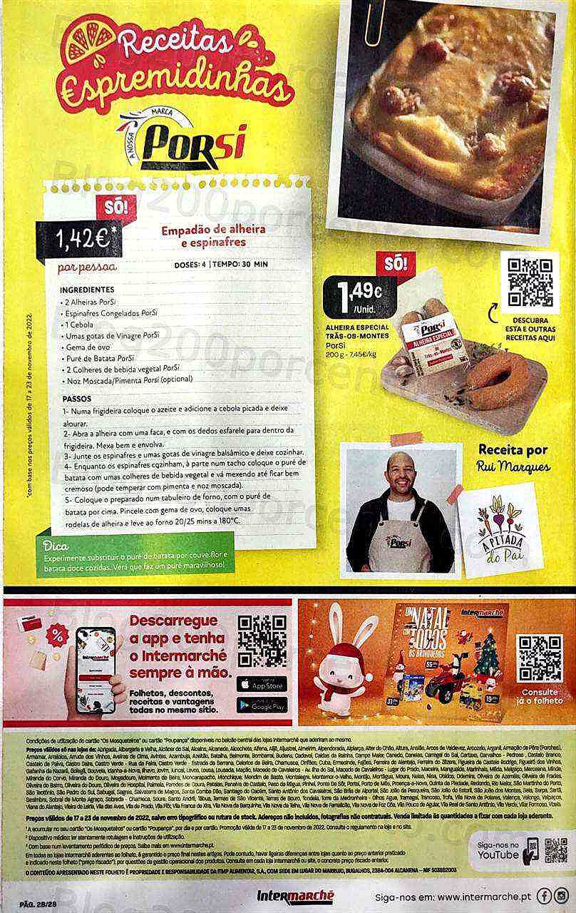 Antevisão Folheto INTERMARCHÉ Promoções de 17 a 23 novembro