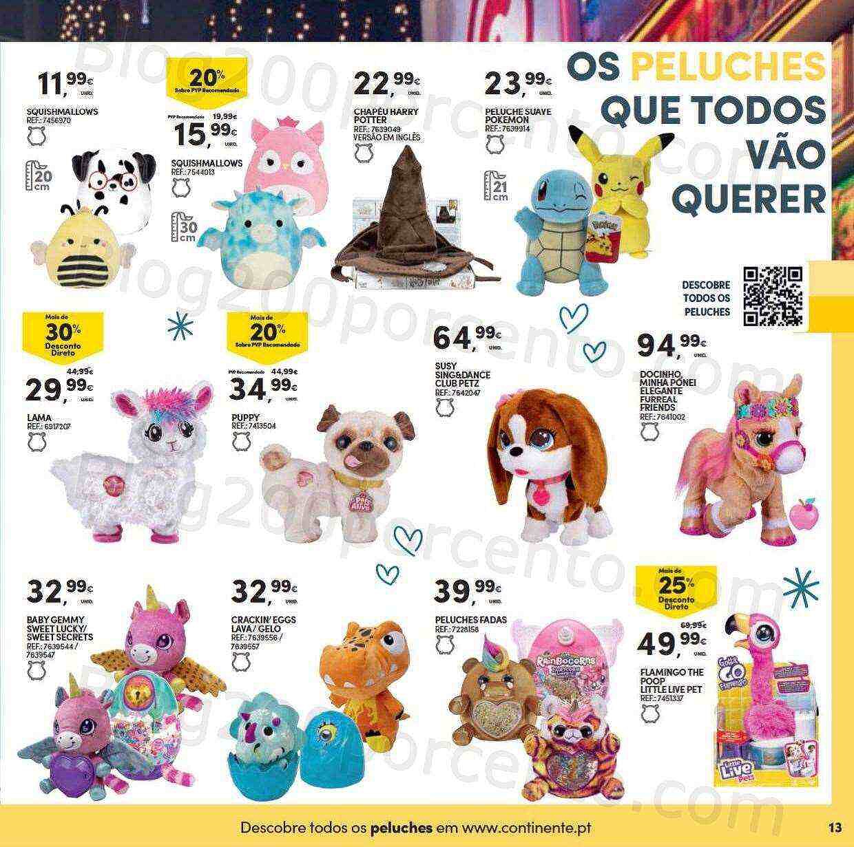 Antevisão Folheto CONTINENTE Brinquedos de Natal Promoções de 8 novembro a 11 dezembro