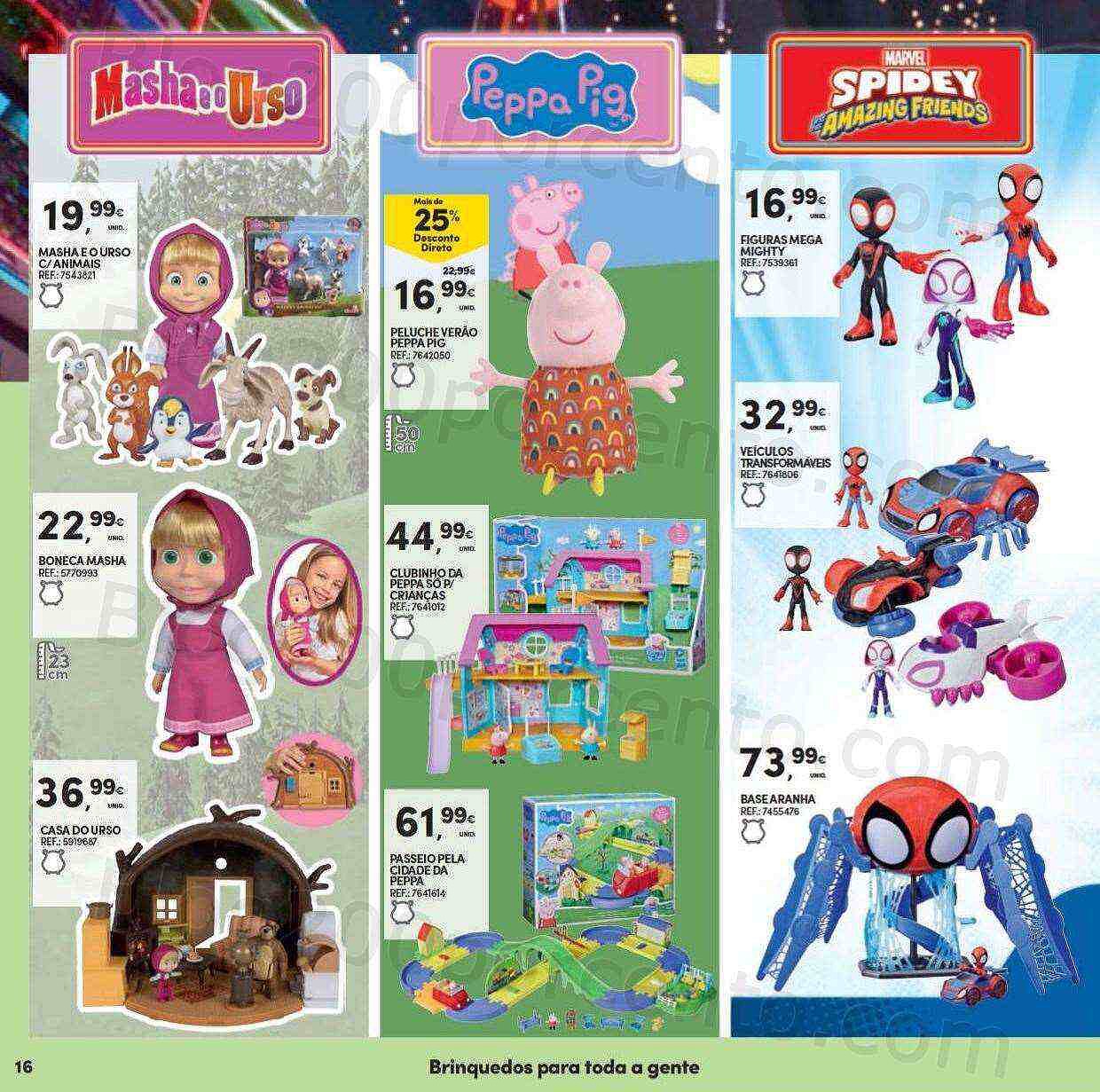 Antevisão Folheto CONTINENTE Brinquedos de Natal Promoções de 8 novembro a 11 dezembro