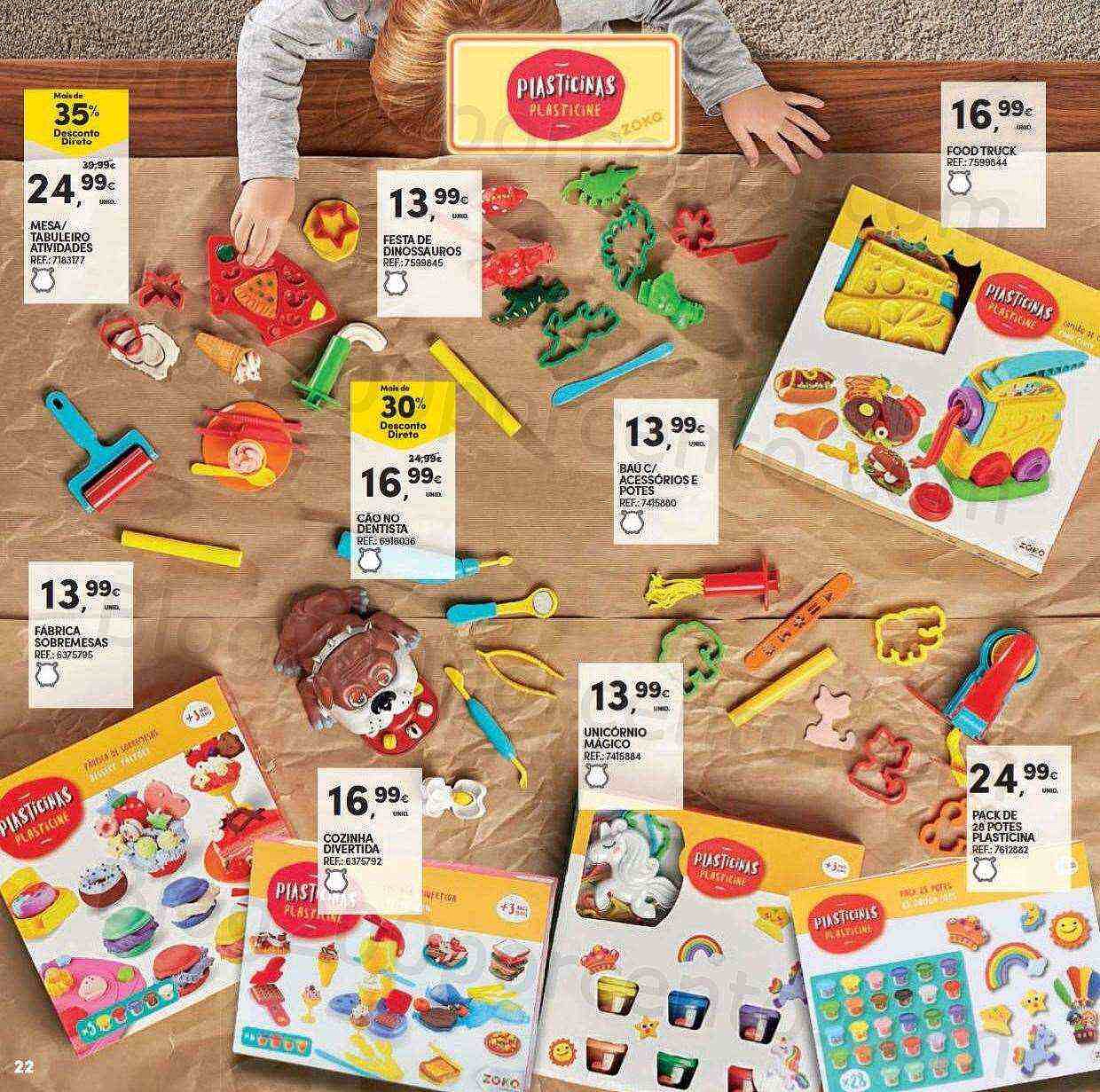 Antevisão Folheto CONTINENTE Brinquedos de Natal Promoções de 8 novembro a 11 dezembro