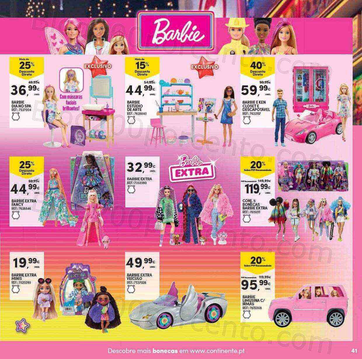 Antevisão Folheto CONTINENTE Brinquedos de Natal Promoções de 8 novembro a 11 dezembro