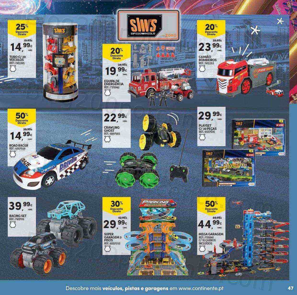 Antevisão Folheto CONTINENTE Brinquedos de Natal Promoções de 8 novembro a 11 dezembro