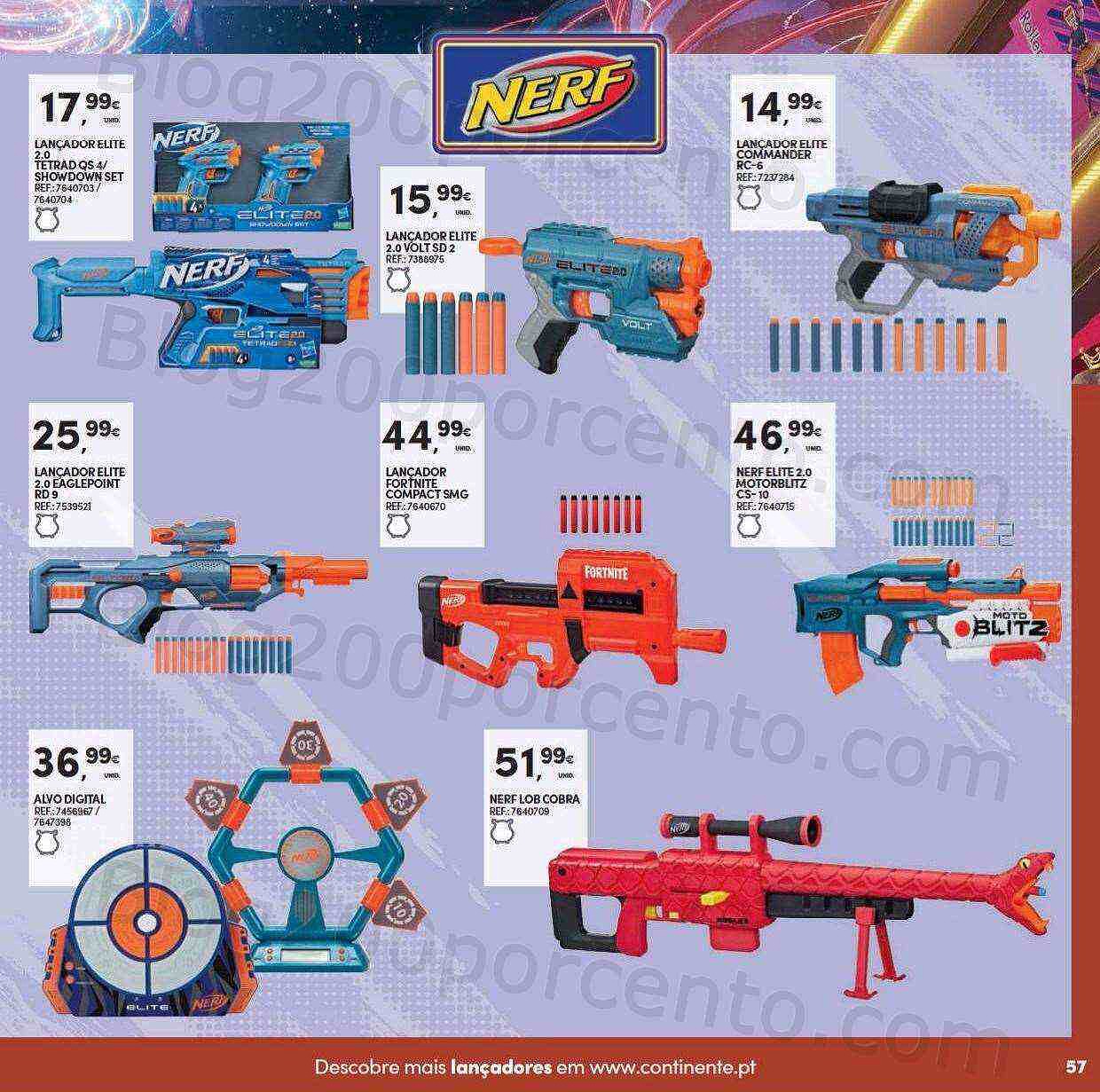 Antevisão Folheto CONTINENTE Brinquedos de Natal Promoções de 8 novembro a 11 dezembro