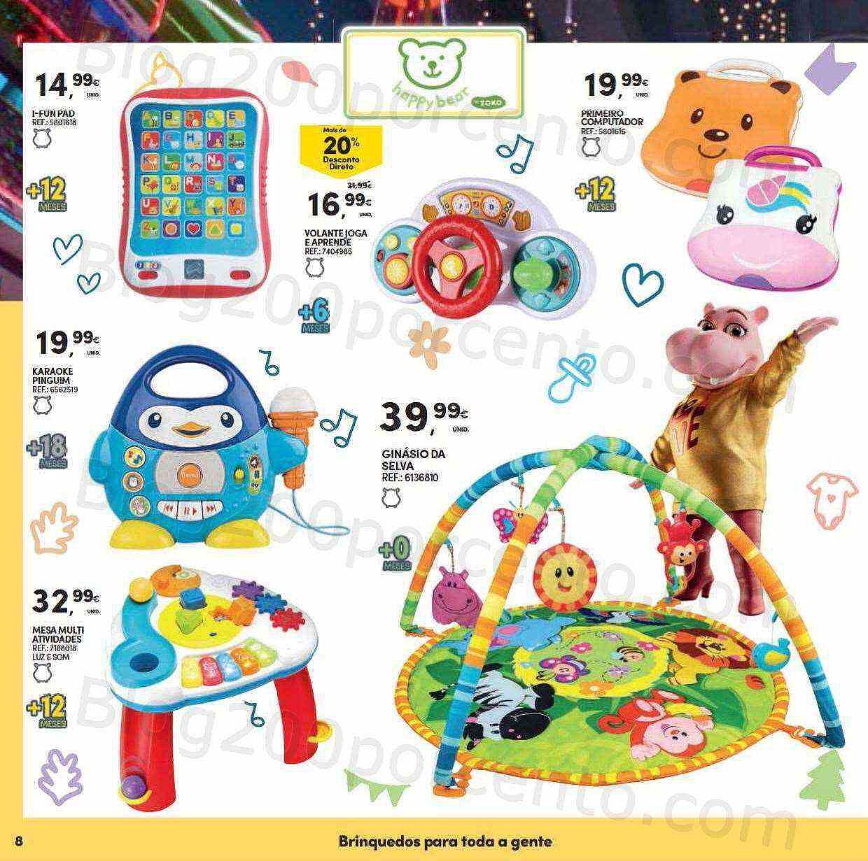 Antevisão Folheto CONTINENTE Brinquedos de Natal Promoções de 8 novembro a 11 dezembro