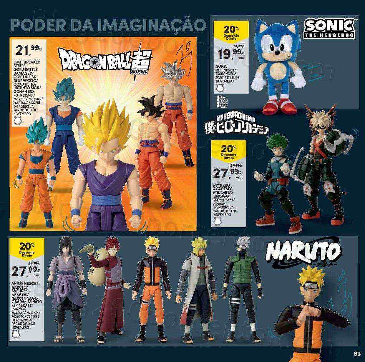 Antevisão Folheto CONTINENTE Brinquedos de Natal Promoções de 8 novembro a 11 dezembro