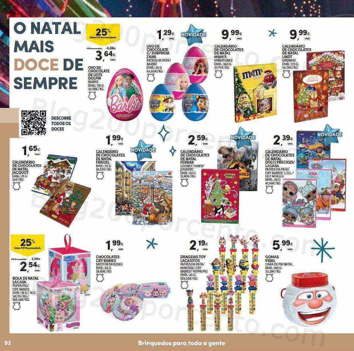 Antevisão Folheto CONTINENTE Brinquedos de Natal Promoções de 8 novembro a 11 dezembro