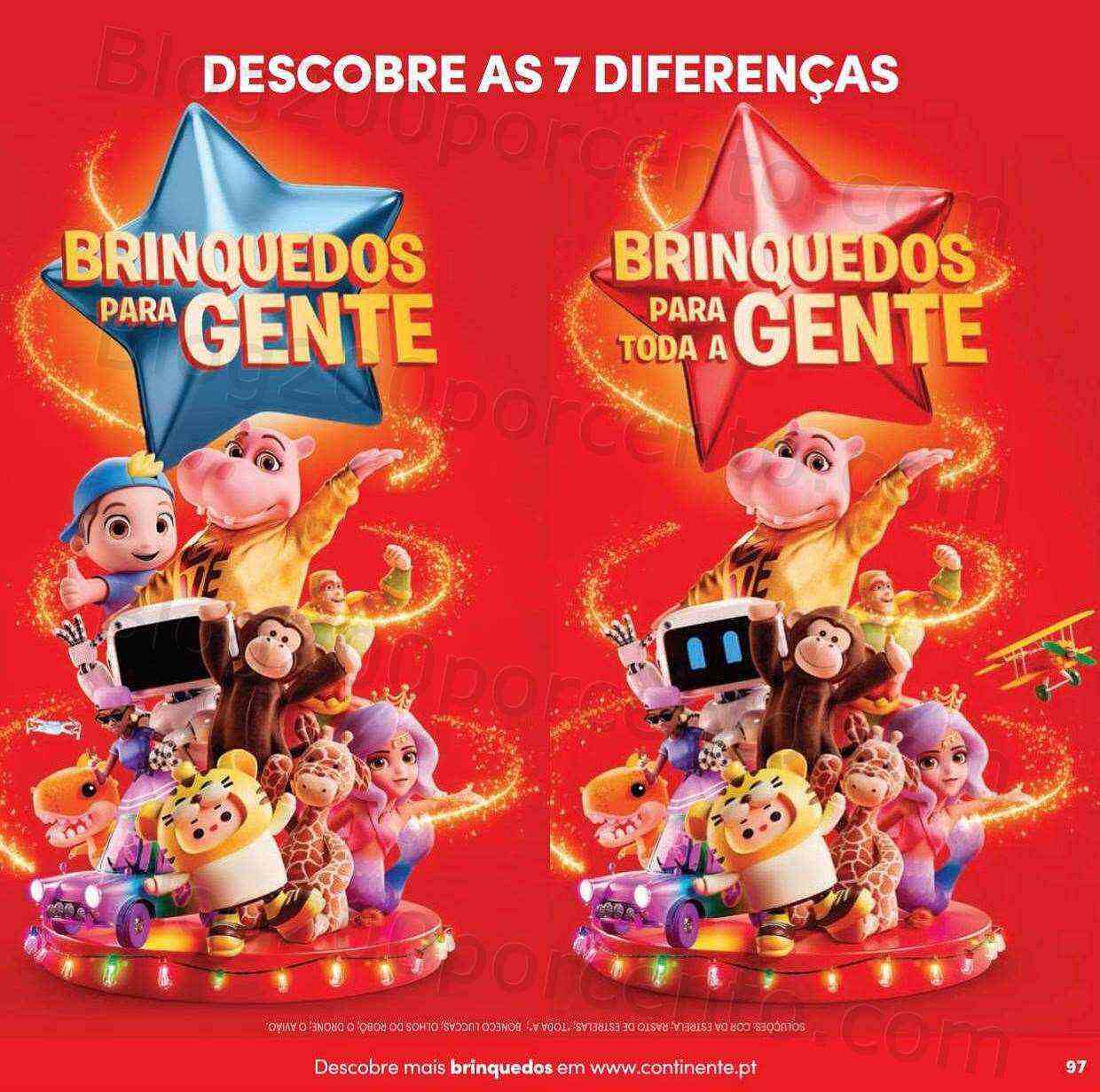 Antevisão Folheto CONTINENTE Brinquedos de Natal Promoções de 8 novembro a 11 dezembro